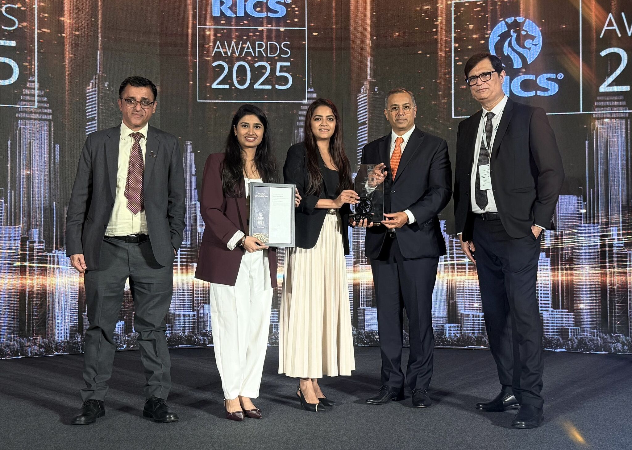 CSR Projects and Highly Commended for Sustainability at the RICS South Asia Awards 2025.